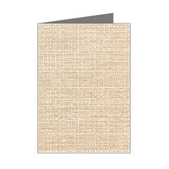 Linen Mini Greeting Card by ConteMonfrey