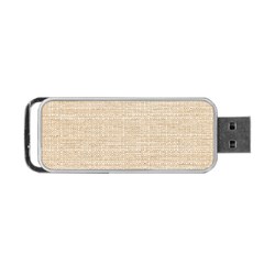 Linen Portable Usb Flash (two Sides) by ConteMonfrey