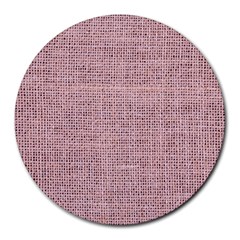 Terracotta Linen Round Mousepad by ConteMonfrey