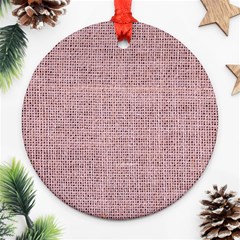 Terracotta Linen Ornament (round) by ConteMonfrey