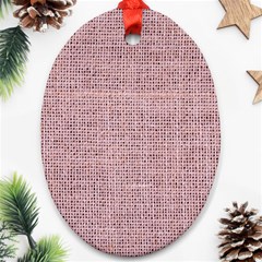 Terracotta Linen Ornament (oval) by ConteMonfrey