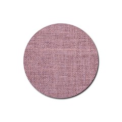 Terracotta Linen Rubber Round Coaster (4 Pack) by ConteMonfrey