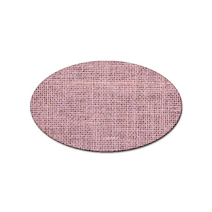 Terracotta Linen Sticker (Oval)