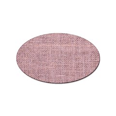 Terracotta Linen Sticker Oval (100 Pack) by ConteMonfrey