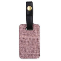 Terracotta Linen Luggage Tag (one Side) by ConteMonfrey