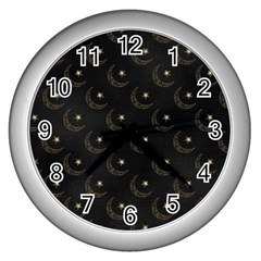 Arabian Night Wall Clock (silver) by ConteMonfrey