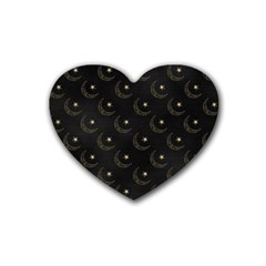 Arabian Night Rubber Heart Coaster (4 Pack) by ConteMonfrey