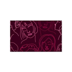 Im Only Woman Sticker Rectangular (100 Pack) by ConteMonfrey