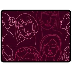 Im Only Woman Double Sided Fleece Blanket (large)  by ConteMonfrey