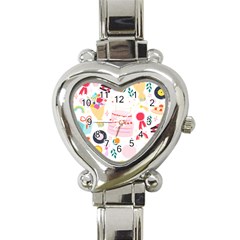 Its Time To Celebrate Heart Italian Charm Watch