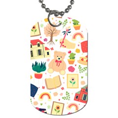 Girly Universe Dog Tag (one Side) by ConteMonfrey