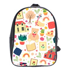 Girly Universe School Bag (large) by ConteMonfrey