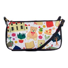 Girly Universe Shoulder Clutch Bag by ConteMonfrey