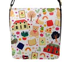 Girly Universe Flap Closure Messenger Bag (l) by ConteMonfrey