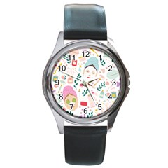 Skincare Night Round Metal Watch by ConteMonfrey