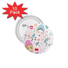 Skincare Night 1 75  Buttons (10 Pack) by ConteMonfrey