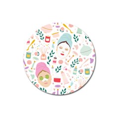 Skincare Night Magnet 3  (round) by ConteMonfrey