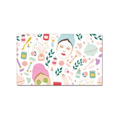 Skincare Night Sticker Rectangular (10 Pack) by ConteMonfrey