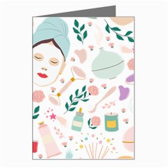 Skincare Night Greeting Card by ConteMonfrey