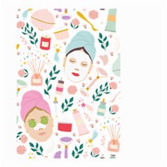 Skincare Night Small Garden Flag (two Sides) by ConteMonfrey