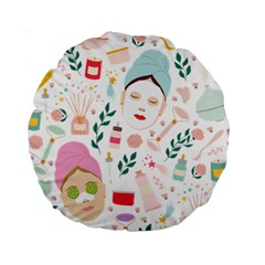 Skincare Night Standard 15  Premium Round Cushions by ConteMonfrey