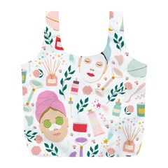 Skincare Night Full Print Recycle Bag (l) by ConteMonfrey