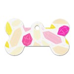 Crystal Energy Dog Tag Bone (Two Sides) Front