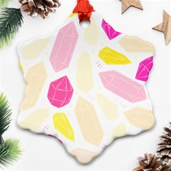 Crystal Energy Snowflake Ornament (two Sides) by ConteMonfrey