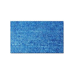 Blue Denim  Sticker (rectangular) by ConteMonfrey