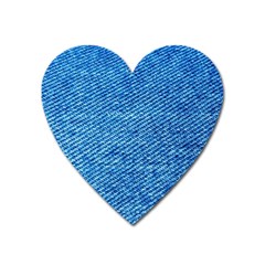 Blue Denim  Heart Magnet by ConteMonfrey