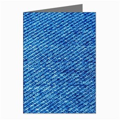 Blue Denim  Greeting Cards (pkg Of 8) by ConteMonfrey