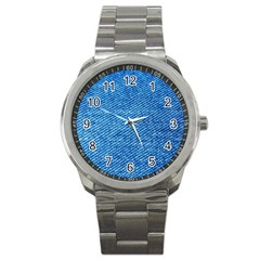 Blue Denim  Sport Metal Watch by ConteMonfrey