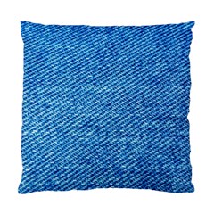 Blue Denim  Standard Cushion Case (one Side) by ConteMonfrey