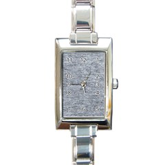 Gray Vintage Denim Like Rectangle Italian Charm Watch by ConteMonfrey