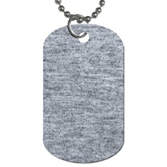 Gray Vintage Denim Like Dog Tag (one Side) by ConteMonfrey