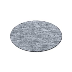 Gray Vintage Denim Like Sticker Oval (10 Pack) by ConteMonfrey