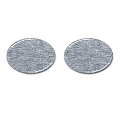 Gray Vintage Denim Like Cufflinks (oval) by ConteMonfrey