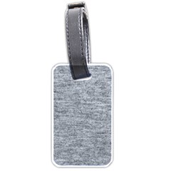 Gray Vintage Denim Like Luggage Tag (one Side) by ConteMonfrey