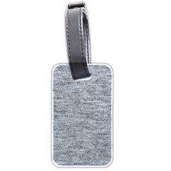 Gray Vintage Denim Like Luggage Tag (two Sides) by ConteMonfrey