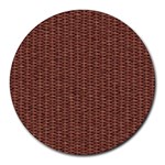 Terracotta Straw - Country Side  Round Mousepad Front