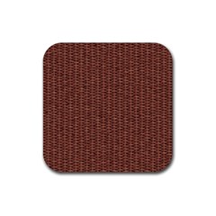 Terracotta Straw - Country Side  Rubber Coaster (square) by ConteMonfrey