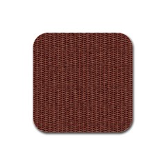 Terracotta Straw - Country Side  Rubber Square Coaster (4 Pack) by ConteMonfrey