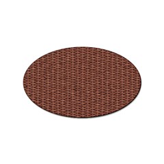 Terracotta Straw - Country Side  Sticker (oval)