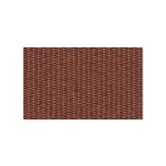 Terracotta Straw - Country Side  Sticker (rectangular)