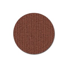 Terracotta Straw - Country Side  Magnet 3  (round) by ConteMonfrey