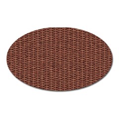 Terracotta Straw - Country Side  Oval Magnet by ConteMonfrey