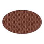 Terracotta Straw - Country Side  Oval Magnet Front