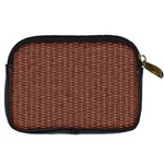 Terracotta Straw - Country Side  Digital Camera Leather Case Back