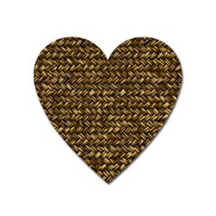 Straw Like Country Side  Heart Magnet by ConteMonfrey