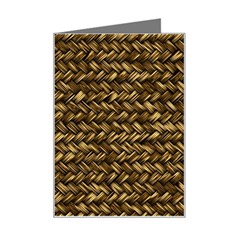 Straw Like Country Side  Mini Greeting Card